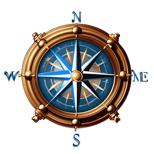 Vintage Compass Rose Design PNG 05252024 PNG image with transparent background