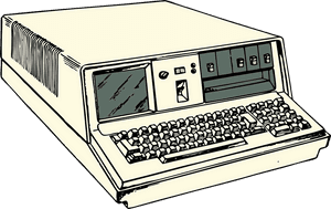 Computer, Old, Portable, Hardware, Keyboard - Old Computers Clipart, HD Png Download PNG