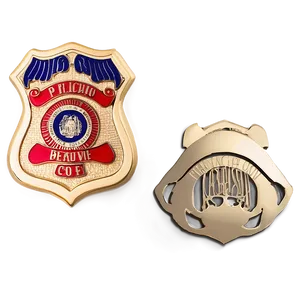 Vintage Cop Badge Art Png Eay21 PNG Image