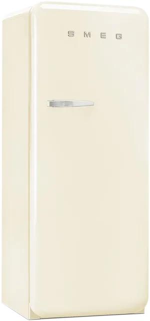 Vintage Cream Single Door Refrigerator S M E G PNG Image