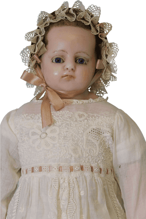 Antique - Antique Wax Doll For Sale, HD Png Download PNG image with transparent background