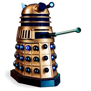 Vintage Dalek Poster Png Idb73 PNG Image