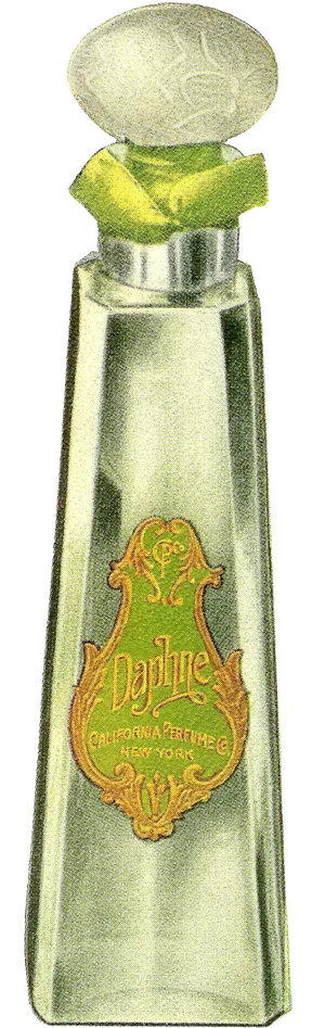 Vintage Daphne Perfume Bottle PNG Image