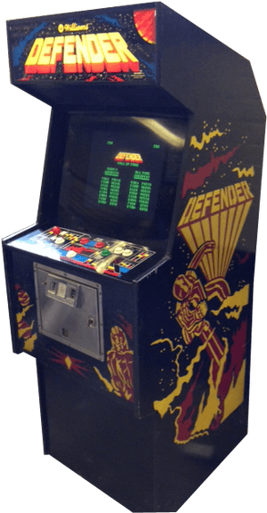 Games,video Game Arcade Cabinet,arcade Device,machine,fictional - Defender Arcade, HD Png Download PNG with transparent background