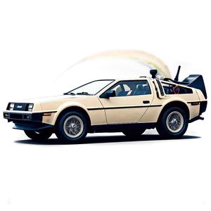 Vintage Delorean Model Illustration Png Ykv PNG Image