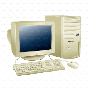 Transparent Background Old Computer, HD Png Download PNG