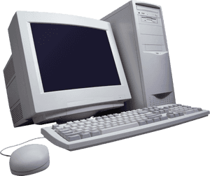 Computer Desktop Pc Png - Imagen De Computadoras Viejas, Transparent Png PNG