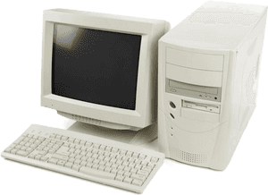 Old Hp Computer, HD Png Download PNG
