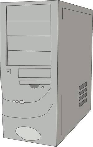 Transparent Case Clipart - Old Computer Case Png, Png Download PNG