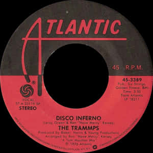 Disco Inferno By The Trammps Us Vinyl 1977 Release - Disco Inferno Record, HD Png Download PNG