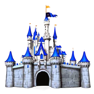 Vintage Disney Castle Sketch Png Hfn PNG Image