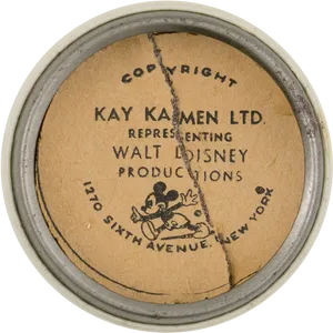 Vintage Disney Kay Kamen Representation Seal PNG Image