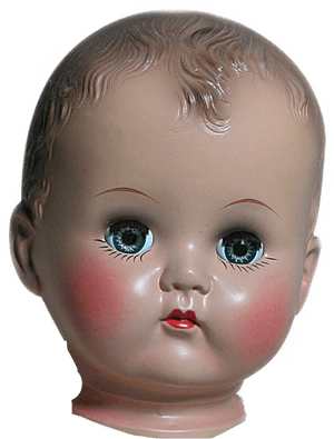 #doll #head #creepy #freetoedit - Baby Doll Head Transparent, HD Png Download PNG image with transparent background