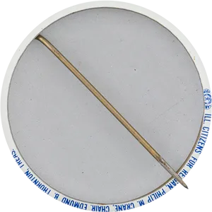 Vintage Drumstick Circle Outline PNG Image