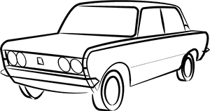 Polski Fiat 125 Clip Arts - Fiat 125p Png, Transparent Png PNG with transparent background