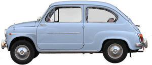 Fiat 600, Small Car, Vehicle, Automotive, Classic, - Fiat 600 Png, Transparent Png PNG with transparent background