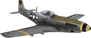 World War 2 Plane Png - P 51 Mustang Png, Transparent Png PNG with transparent background