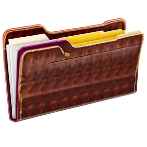 Vintage File Folder Png Obm PNG Image