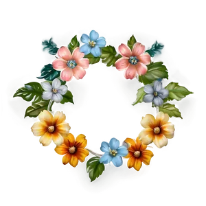 Vintage Flower Circle Png 28 PNG Image