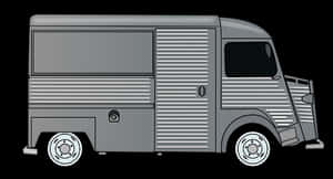 Vintage Food Truck Vector Illustration PNG image with transparent background