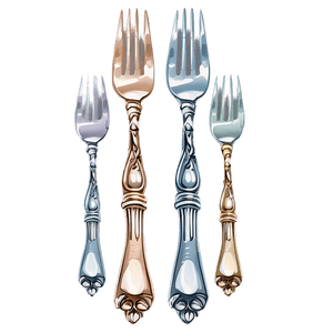 Vintage Fork PNG kjs34 PNG with transparent background