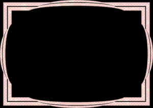 Vintage Frame Black Center PNG image with transparent background