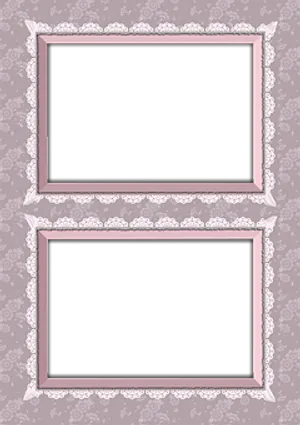 Vintage Framed Blank Blackboards PNG Image