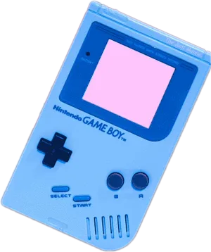 Vintage Gameboy Console PNG Image