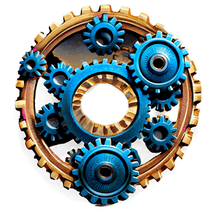 Vintage Gears PNG 43 PNG
