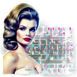 Vintage Glam Waves Png Mnp42 PNG Image