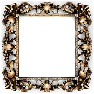 Vintage Glam Wedding Frame Png 06262024 PNG Image