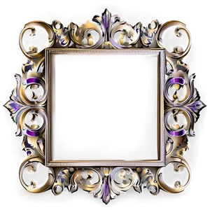 Vintage Glam Wedding Frame Png 06262024 PNG Image