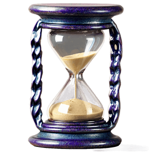 Vintage Glass Hourglass PNG qhu98 PNG image with transparent background