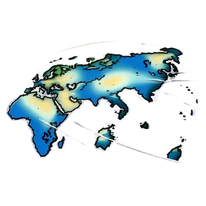 Vintage Globe Map Png Kib PNG Image