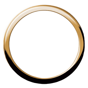 Vintage Gold Circle Frame PNG 40 PNG