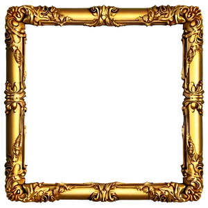 Vintage Gold Frame Png Eck97 PNG Image