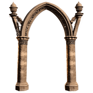 Vintage Gothic Arc PNG 15 PNG with transparent background