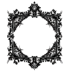 Vintage Gothic Frame Png 06262024 PNG Image