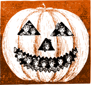 Free Kids In Lantern - Jack-o'-lantern PNG image with transparent background