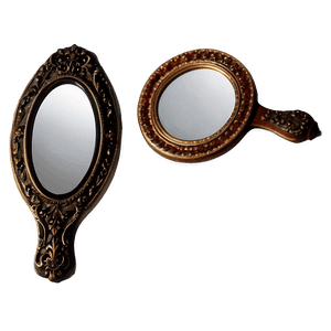 Vintage Hand Mirror PNG aqk34 PNG