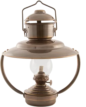 Vintage Hanging Kerosene Lamp PNG Image