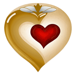Vintage Heart Drawing PNG 06202024 PNG
