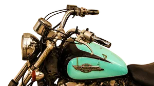 Vintage Honda Shadow Motorcycle PNG Image