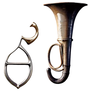 Vintage Horn Graphic Png Sji PNG Image