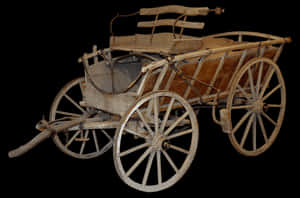 Vintage Horse Drawn Carriage PNG image with transparent background