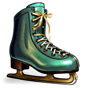 Vintage Ice Skates PNG kup PNG