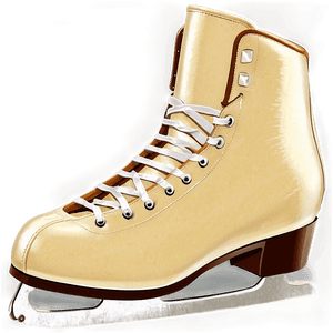 Vintage Ice Skates PNG ptp56 PNG