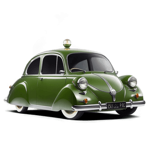Vintage Inspired Electric Car PNG lsj76 PNG with transparent background