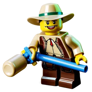 Vintage-inspired Lego Minifigures Png 06262024 PNG Image