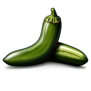 Vintage Jalapeno Illustration Png 06132024 PNG Image